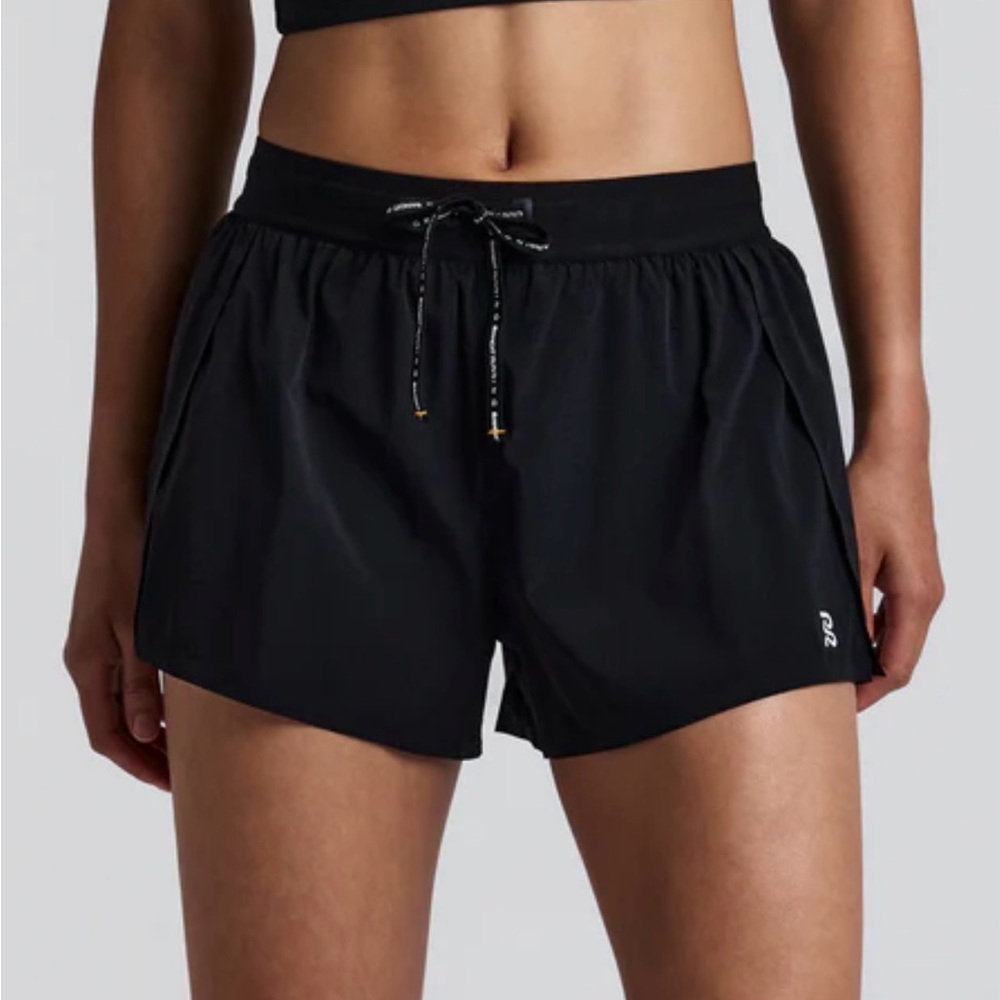 Bandit Vento 3” Split Black Running Shorts Women’s Sz M